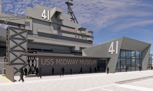 USS Midway Museum - Pier improvements / New Guest Entry