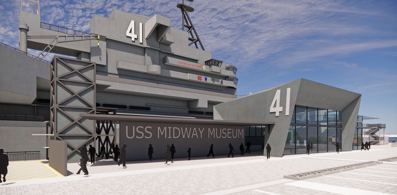 USS Midway Museum - Pier improvements / New Guest Entry